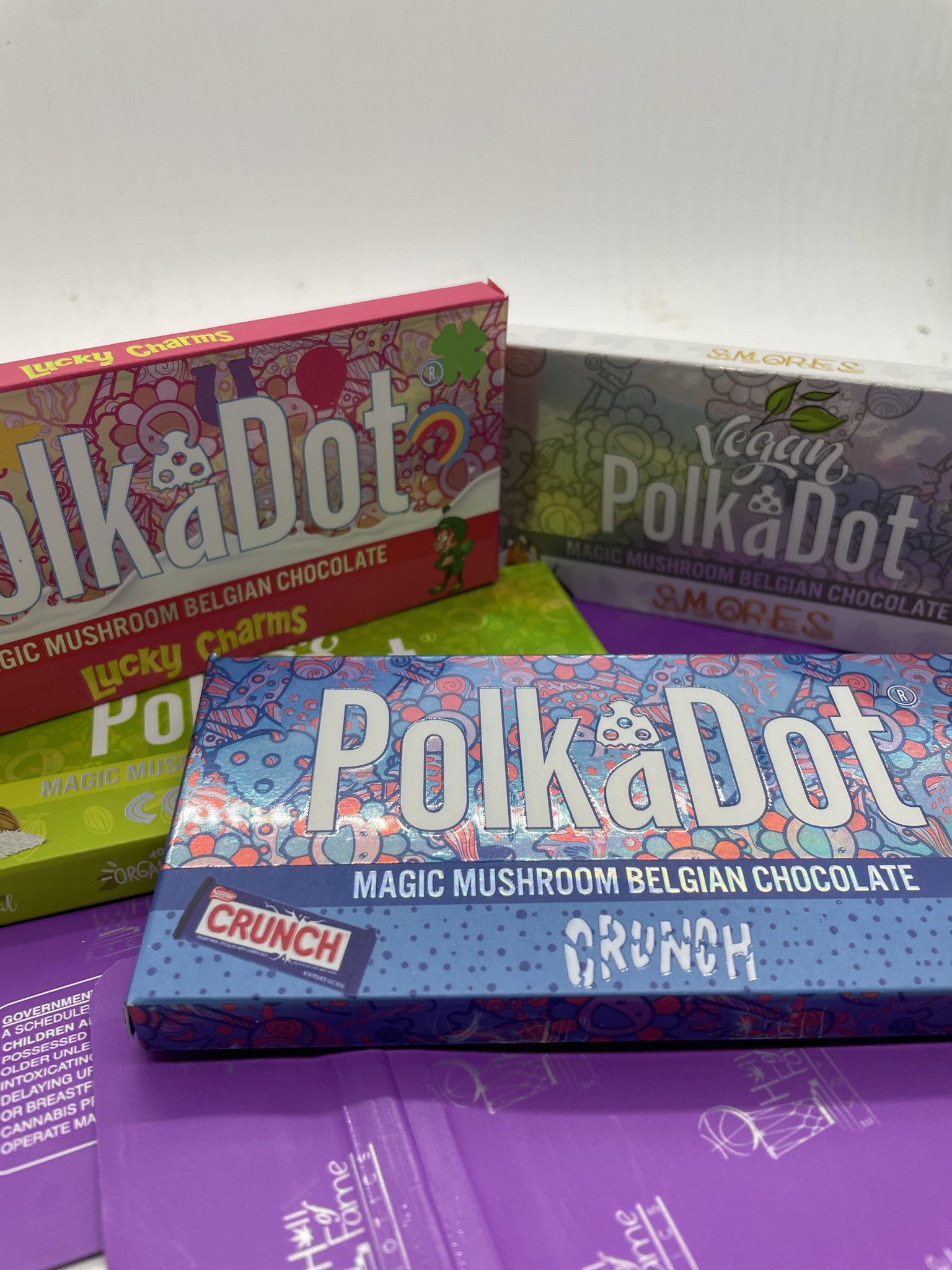Buy Polka dot mushroom chocolate bar